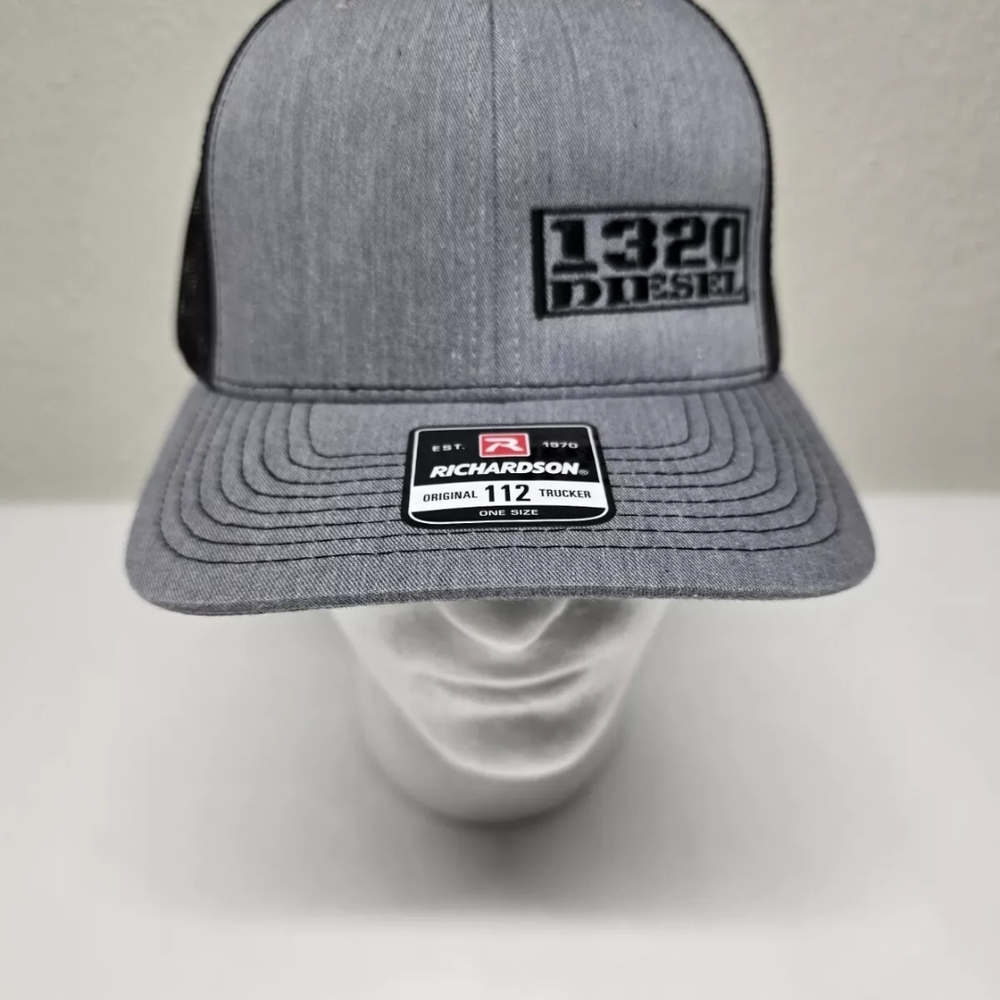 Richardson Gray and Black Trucker Hat